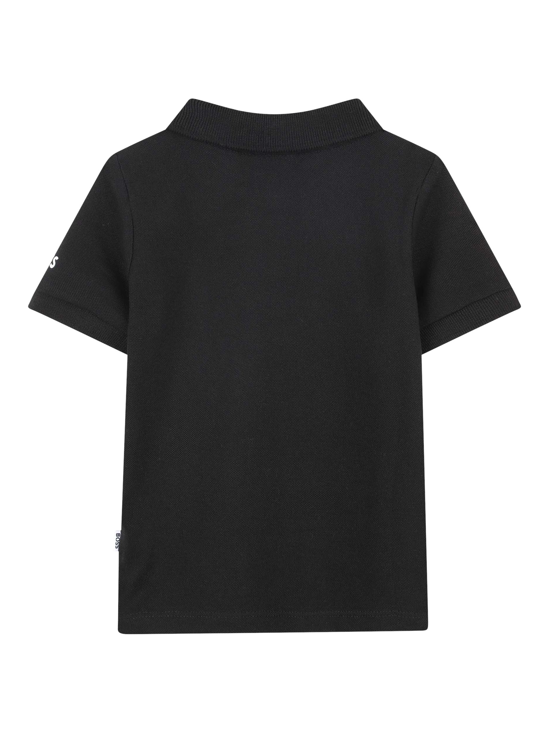 Product image 2 of 2, which shows HUGO BOSS Baby Printed Polo Shirt, Black, 2 years