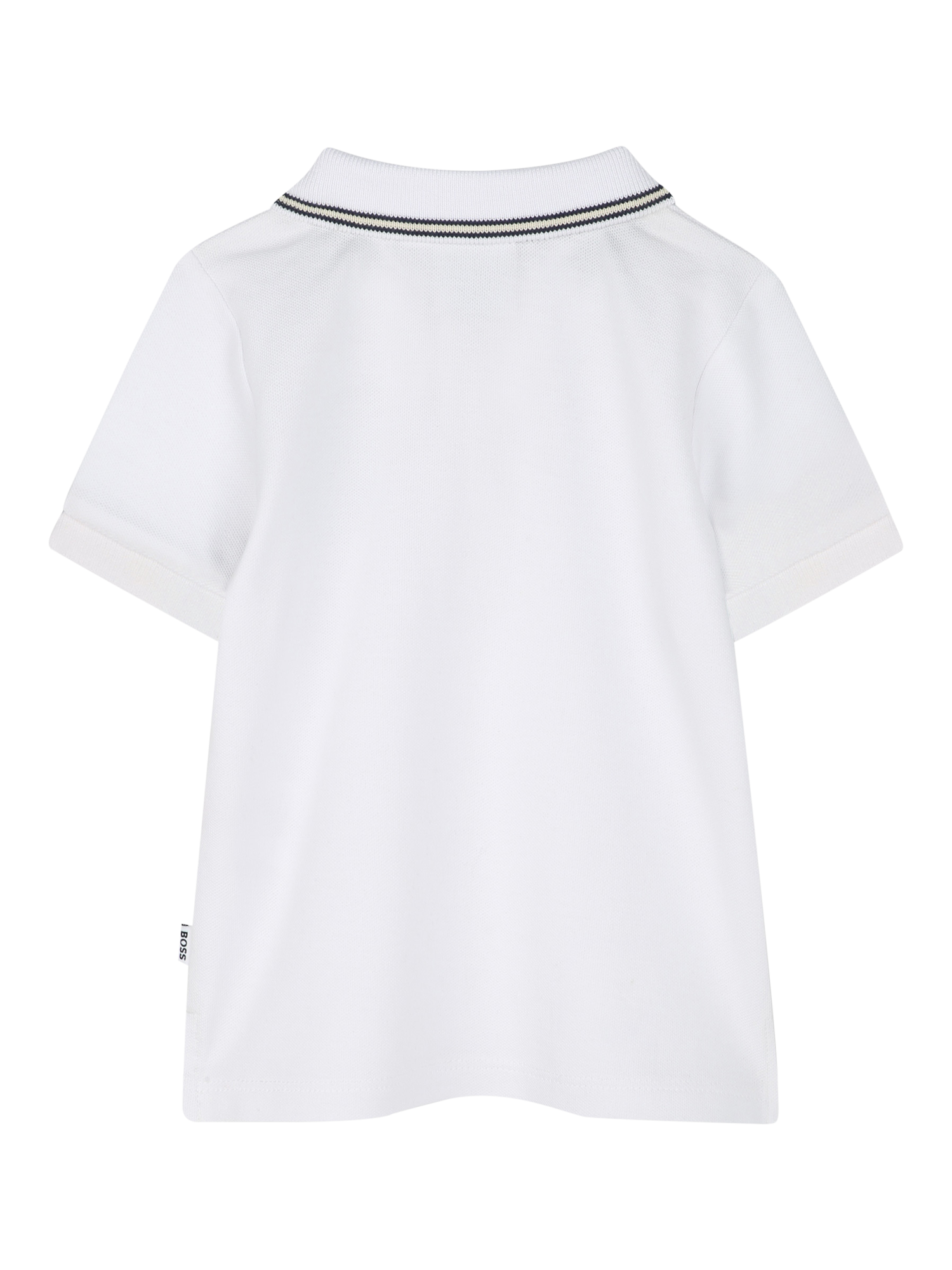 Product image 2 of 2, which shows HUGO BOSS Baby Printed Polo Shirt, White, 2 years