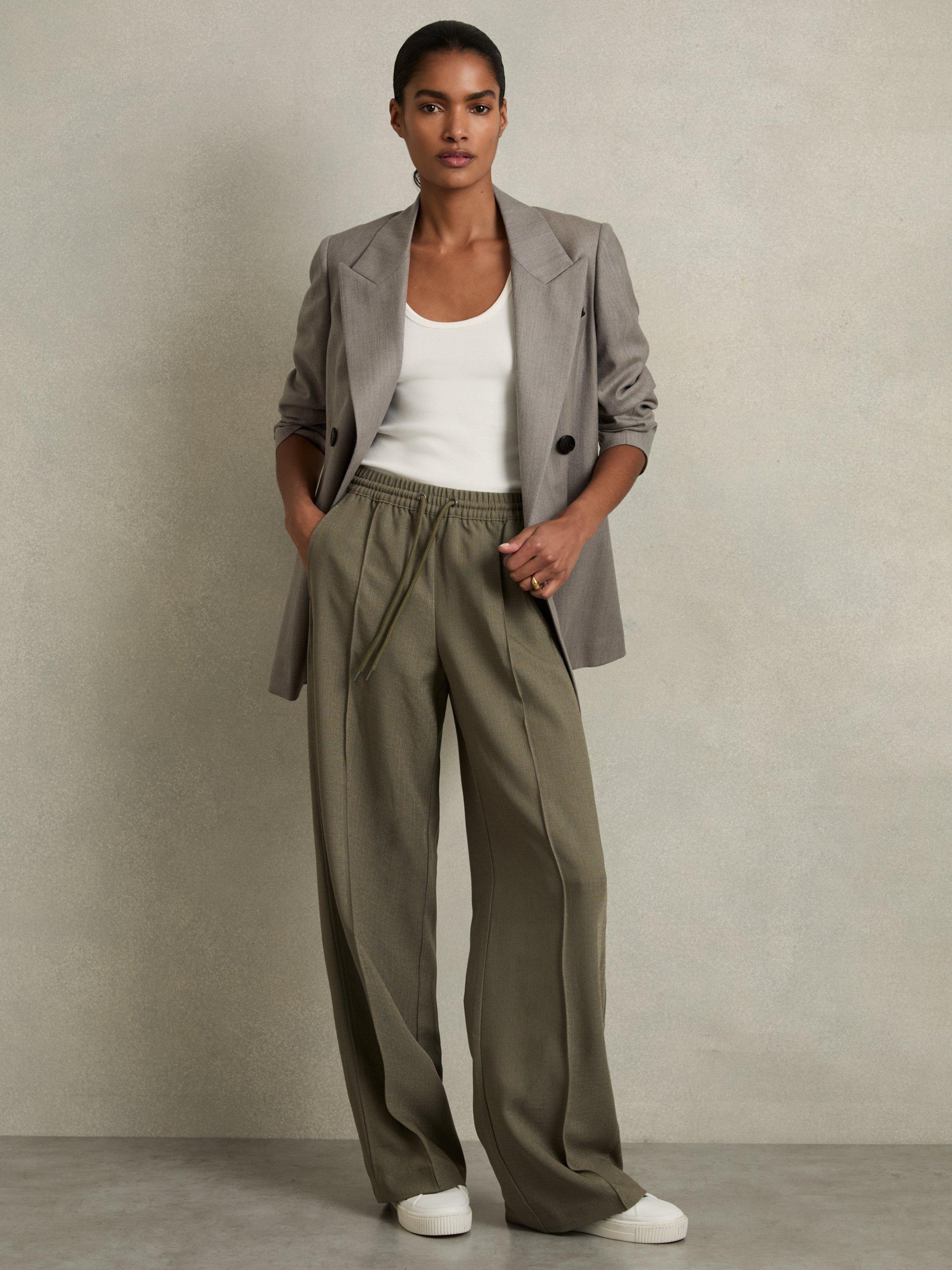 【海外限定】REISSパンツ☆Sunnie Wide-Leg Woven Trousers 海外限定】REISSパンツ☆Sunnie Wide-Leg Woven Trousers (REISS