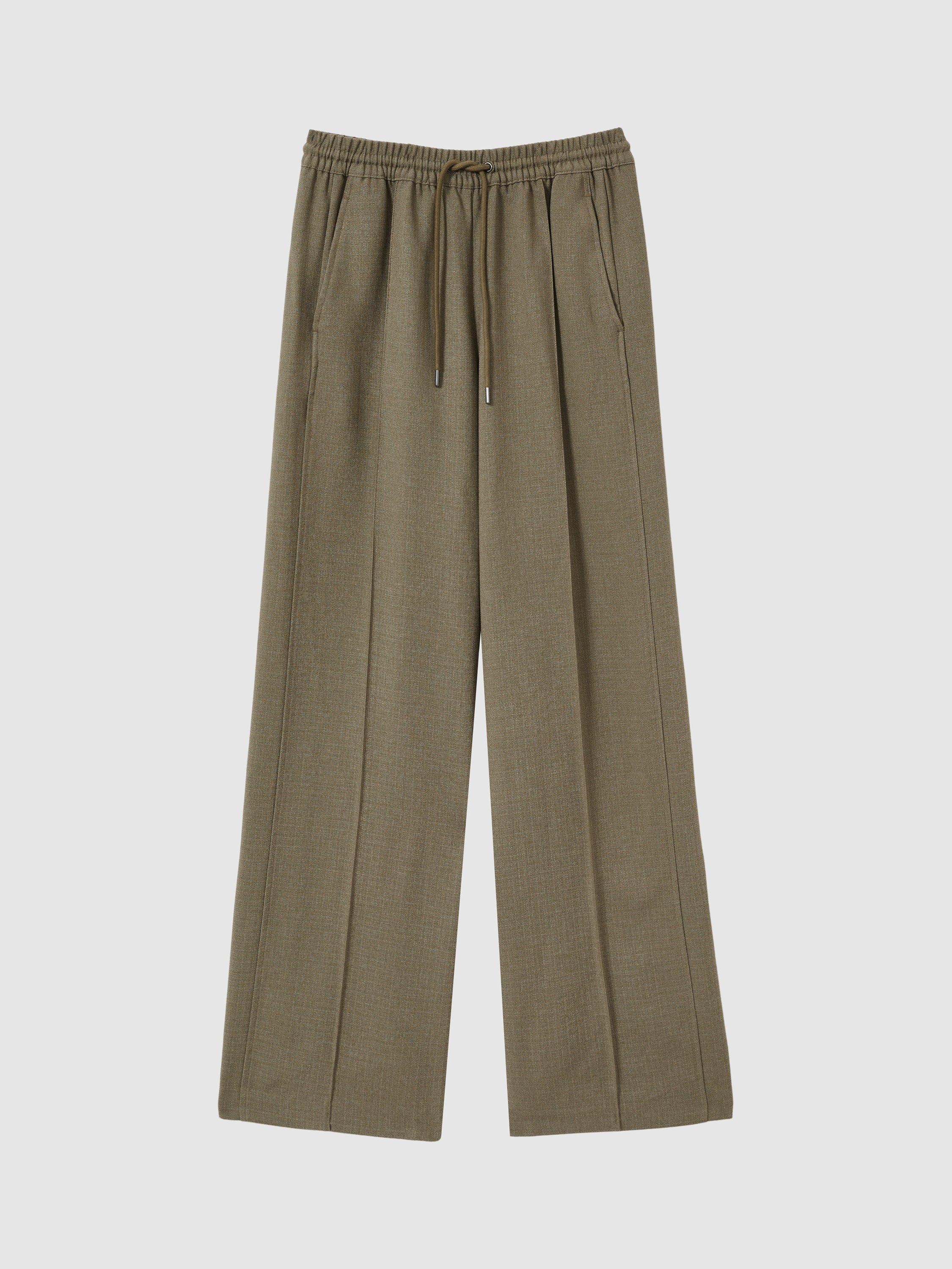 【海外限定】REISSパンツ☆Sunnie Wide-Leg Woven Trousers Reiss Sunnie Drawstring Wide Leg Trousers | Wardrobe Icons