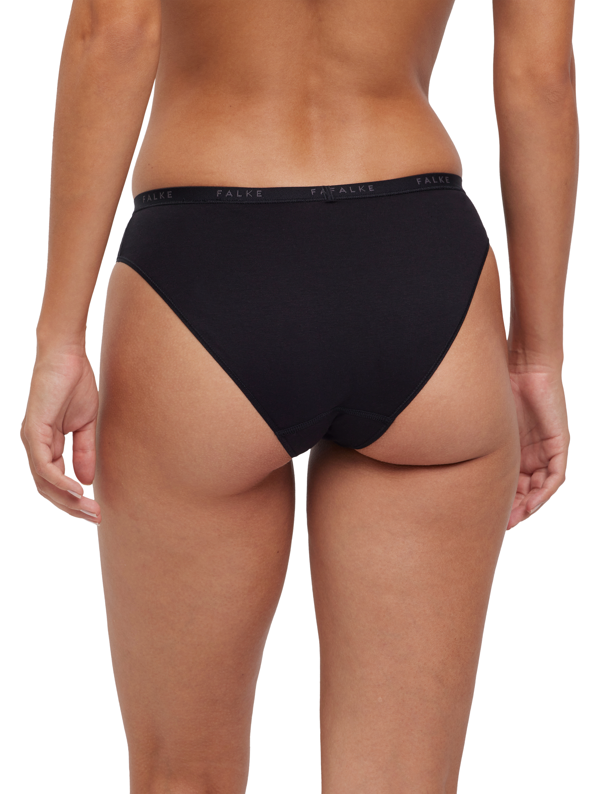 Product image 3 of 4, which shows FALKE Comfort Bikini Knickers, Pack of 2, Black, XS