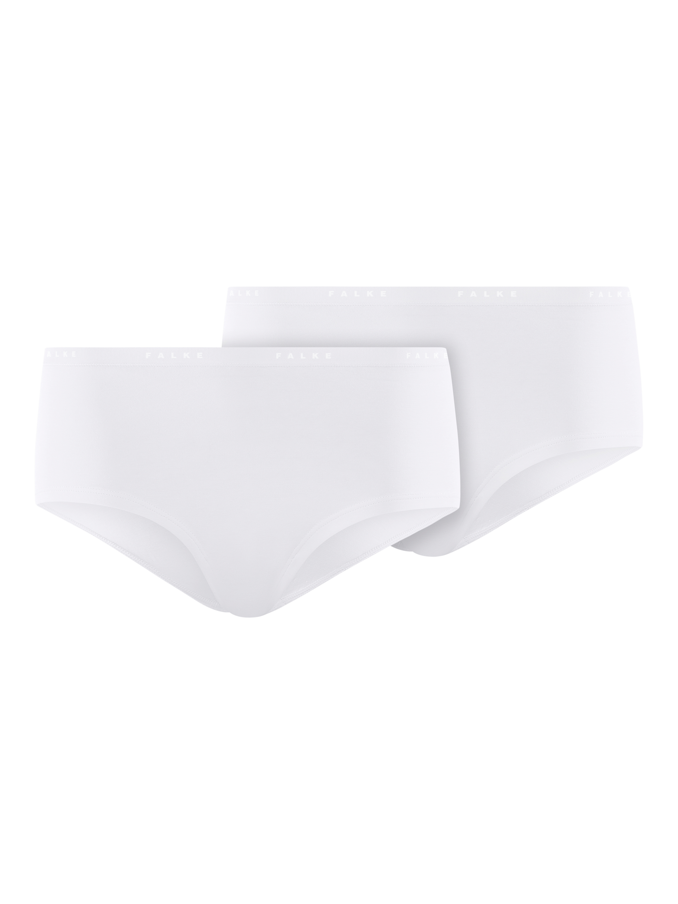 Product image 1 of 5, which shows FALKE Comfort Hipster Knickers, Pack of 2, White, XS