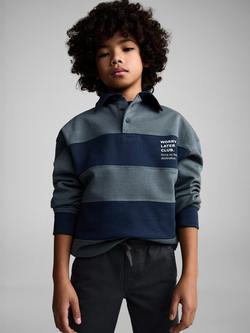 Mango Kids' Fabio Trousers, Charcoal, Charcoal