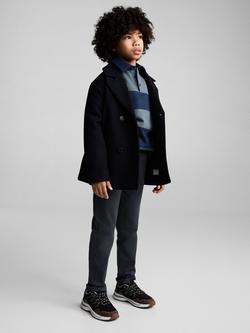 Mango Kids' Fabio Trousers, Charcoal - view 2, Charcoal