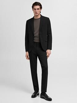 Mango Paris Slim Fit Blazer, Black - view 2, Black