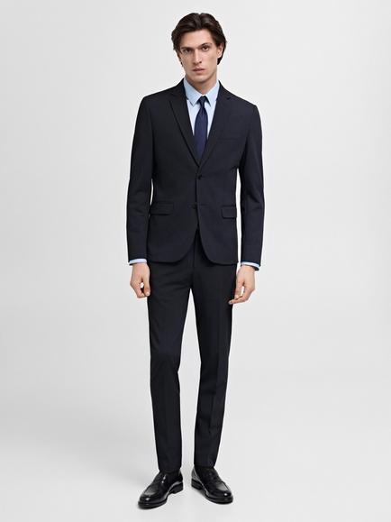 Mango Paris Blazer, Navy - view 2, Navy