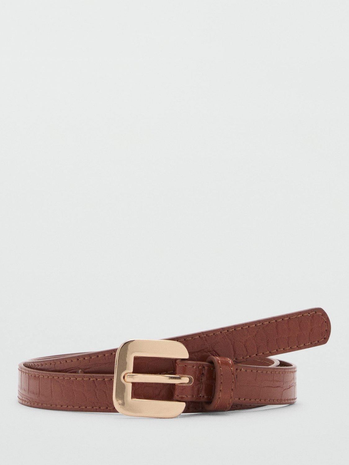 Mango Finic Belt, Brown