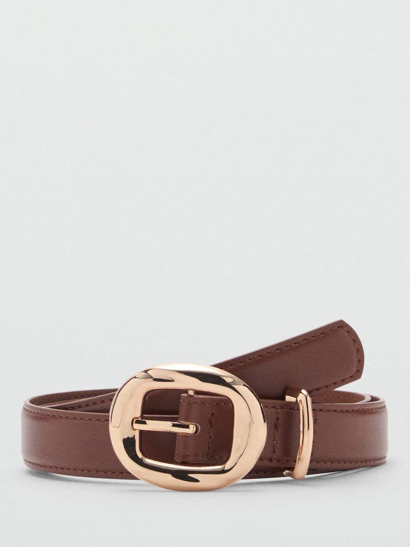 Mango Lola Belt, Brown