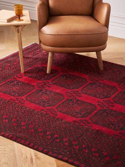 Gooch Luxury Hand Knotted Afghan Elephant Rug, Red - view 2, Red