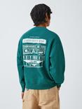 Carhartt WIP Bumper Sweatshirt, Rainforest/White
