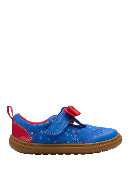 Clarks Kids' Roald Dahl Matilda Leather Shoes, Bright Blue, Bright Blue