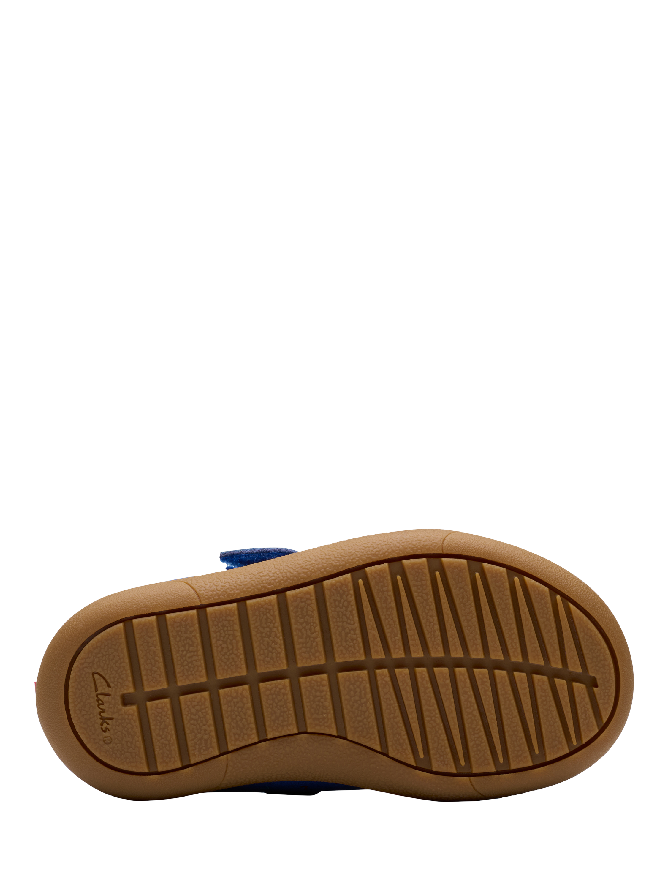 Product image 3 of 7, which shows Clarks Kids' Roald Dahl Matilda Leather Shoes, Bright Blue, 3 F Jnr