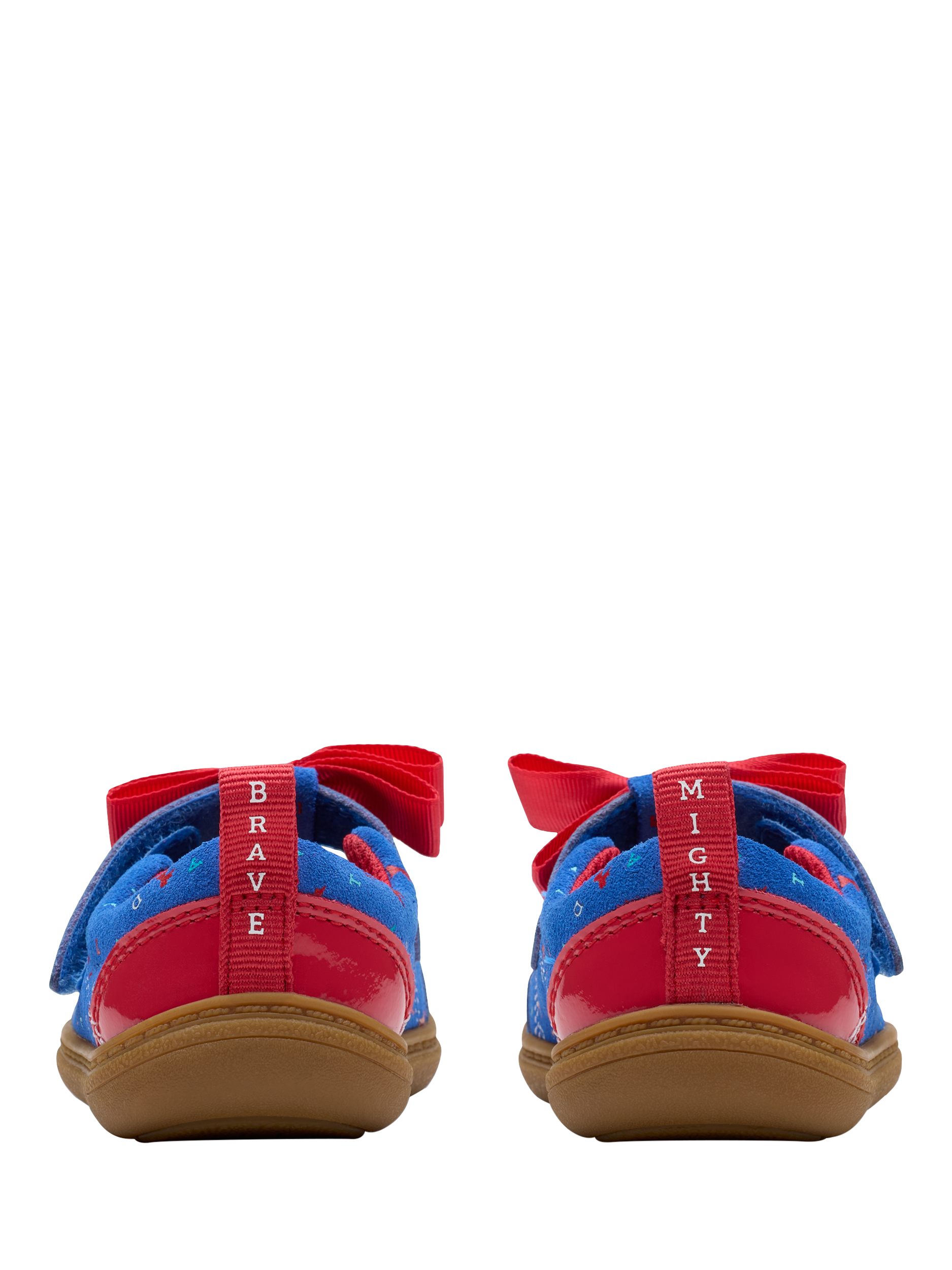 Product image 5 of 7, which shows Clarks Kids' Roald Dahl Matilda Leather Shoes, Bright Blue, 3 F Jnr