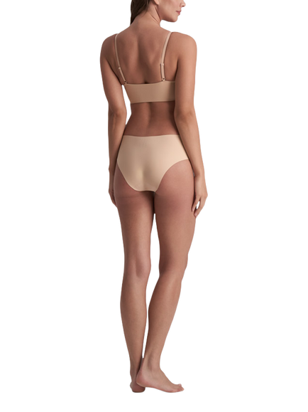 Bye Bra Invisible Hipster Knickers, Pack of 2, Beige/Black - view 2, Beige/Black