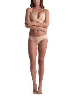 Bye Bra Invisible Thong, Pack of 2, Beige/Black - view 2, Beige/Black