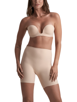 Bye Bra Deep Plunge Strapless Bra, Beige