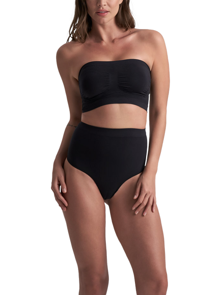 Bye Bra Seamless Strapless Tube Top, Black