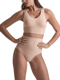 Bye Bra Soft Touch Mid Waist Knickers, Beige