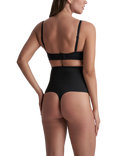Bye Bra High Waist Control Thong, Black