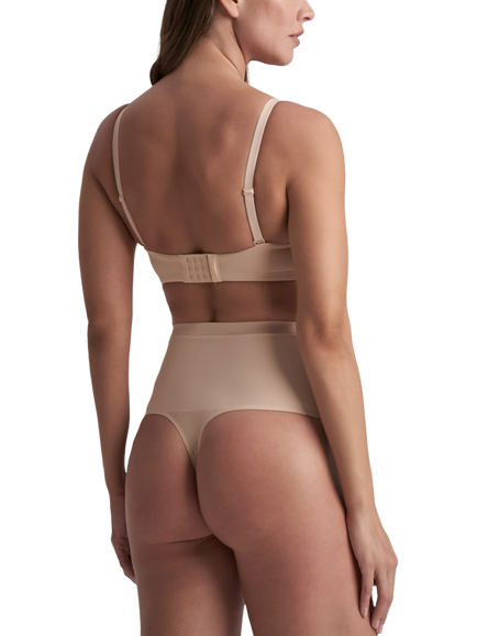 Bye Bra Waist Control Thong - view 2, Beige