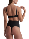 Bye Bra Waist Control Thong, Black