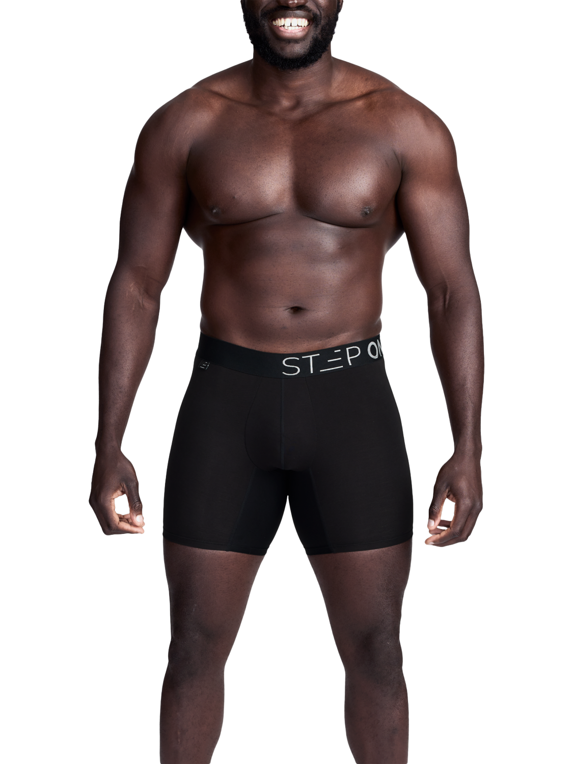 Product image 4 of 6, which shows Step One Bamboo Boxer Briefs, Multi, Pack of 5, S