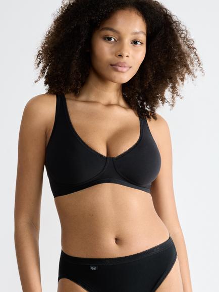 sloggi Basic Soft Bra, Black