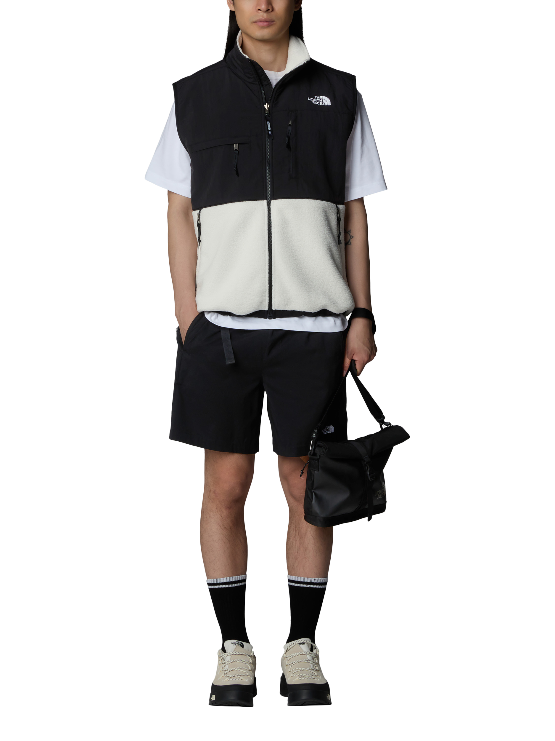 Product image 3 of 3, which shows The North Face Class V Pathfinder Belted Shorts, Black, S