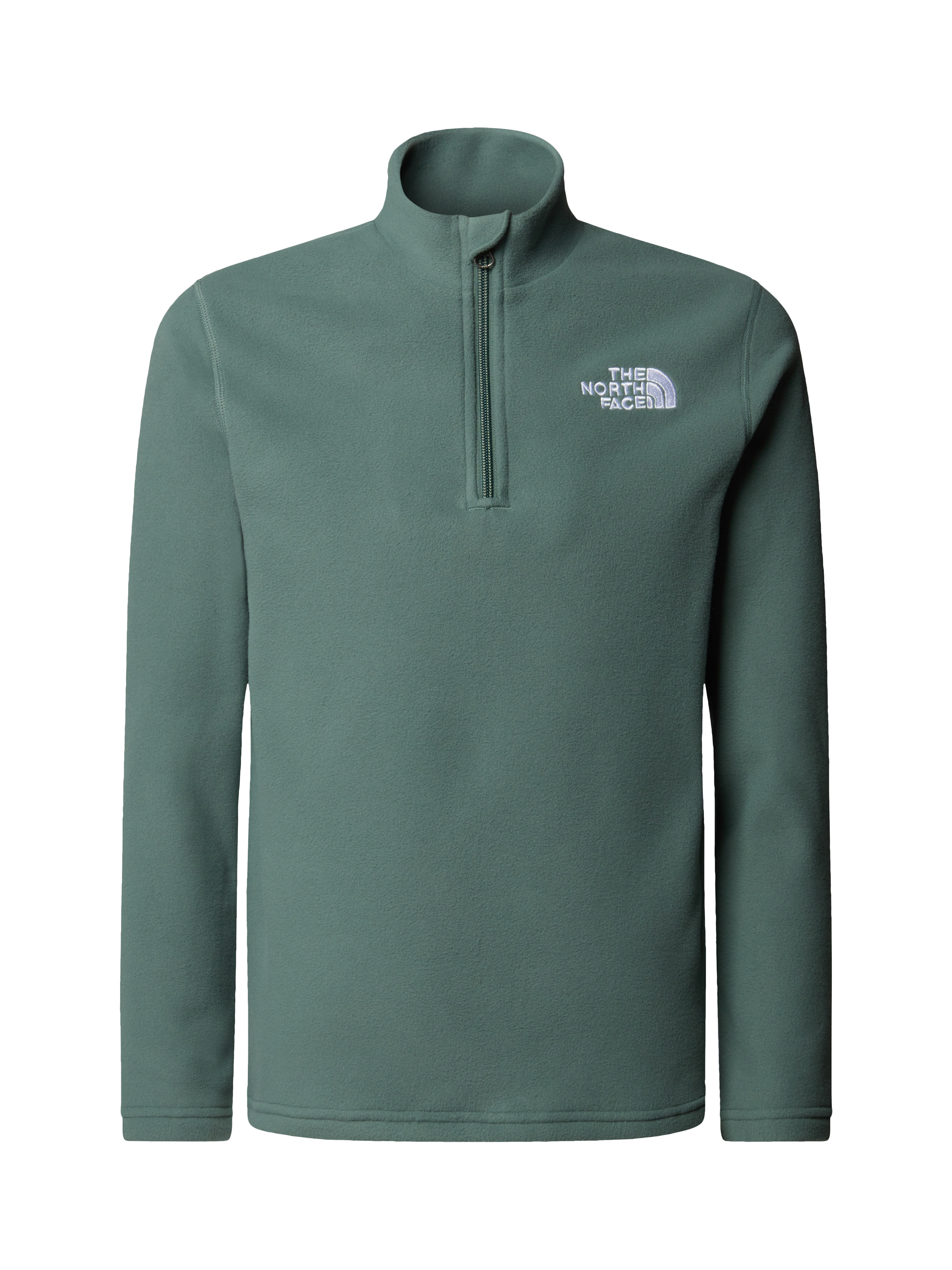 Product image 3 of 4, which shows The North Face Kids' Glacier 1/4 Zip Fleece, Duck Green, L