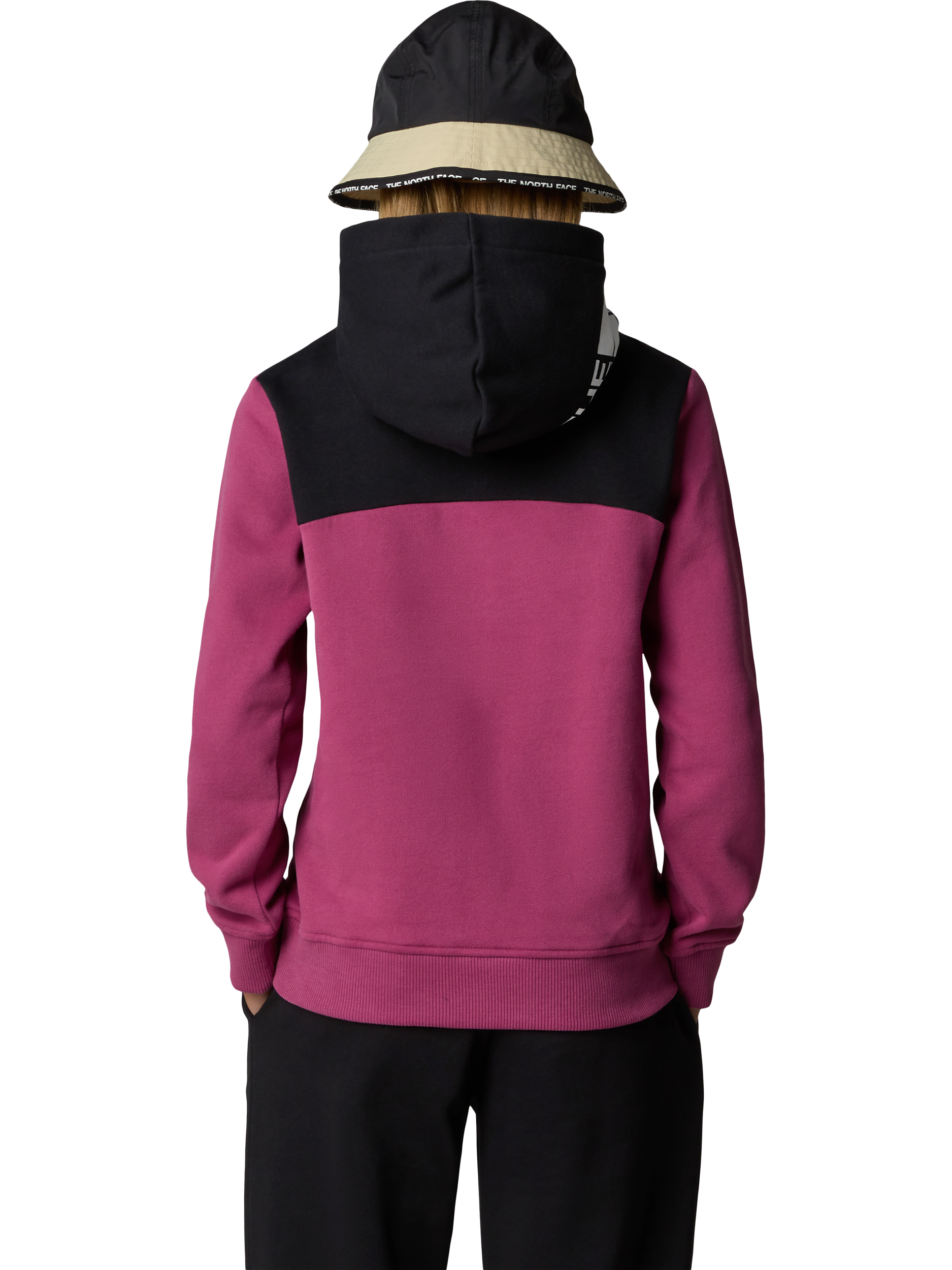 Product image 2 of 4, which shows The North Face Kids' Relaxed Logo Hoodie, Cyber Berry, XS