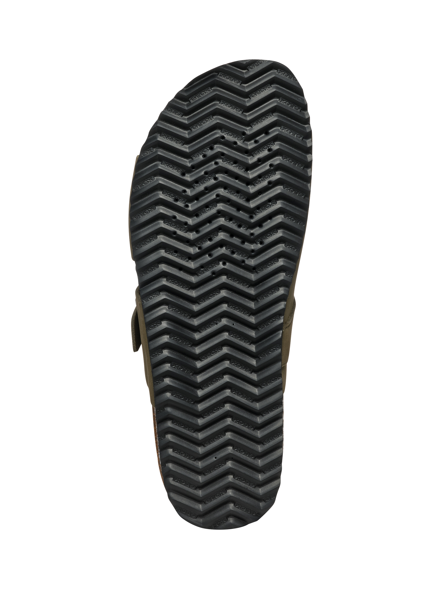 Product image 6 of 6, which shows Geox Ghita Nubuck Leather Sandals, Military, EU39