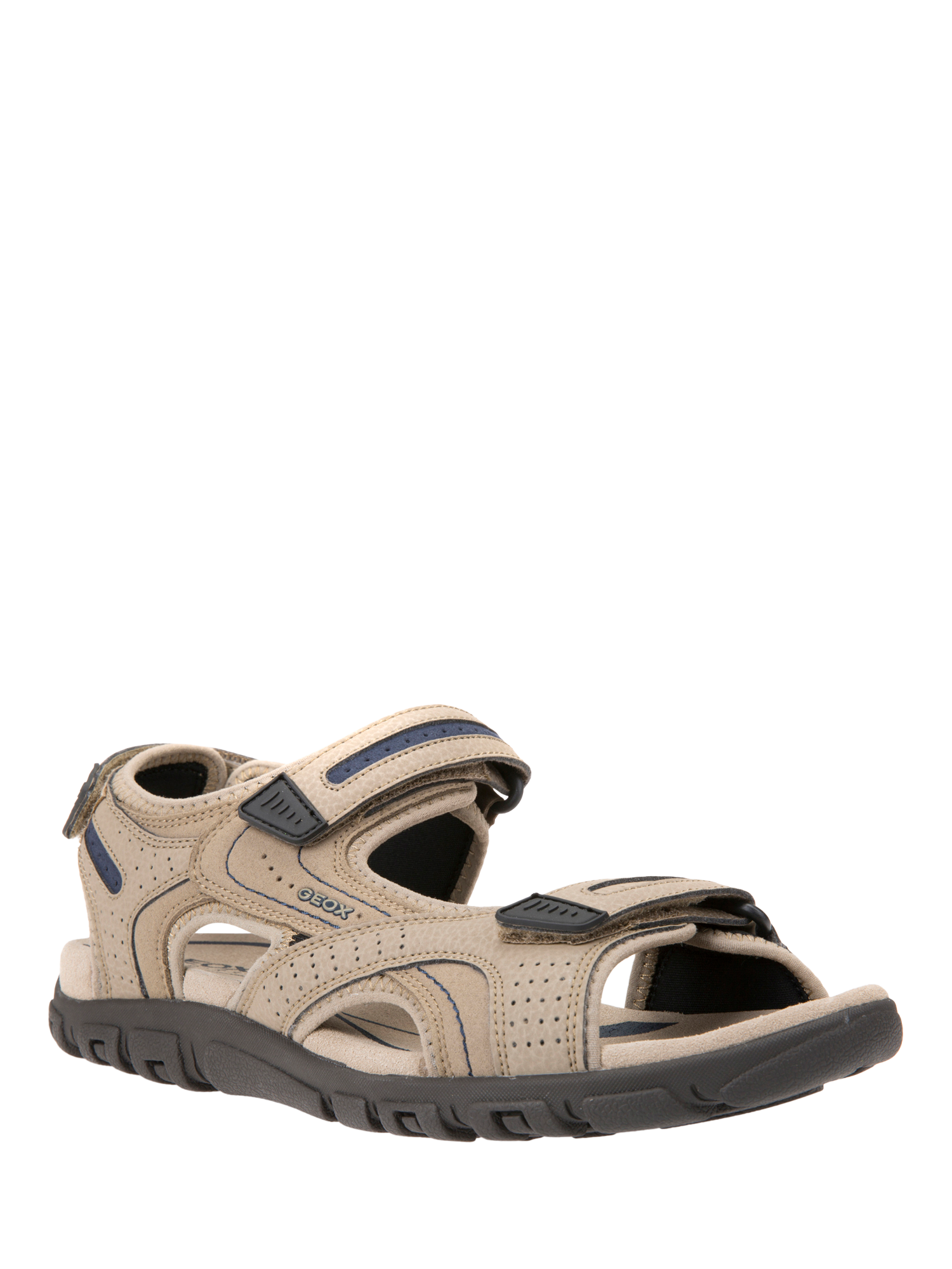 Product image 2 of 7, which shows Geox Strada Sandals, Sand/Navy, EU39