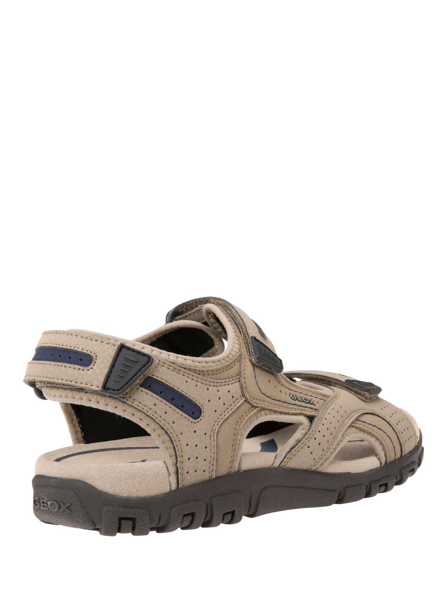 Product image 4 of 7, which shows Geox Strada Sandals, Sand/Navy, EU39