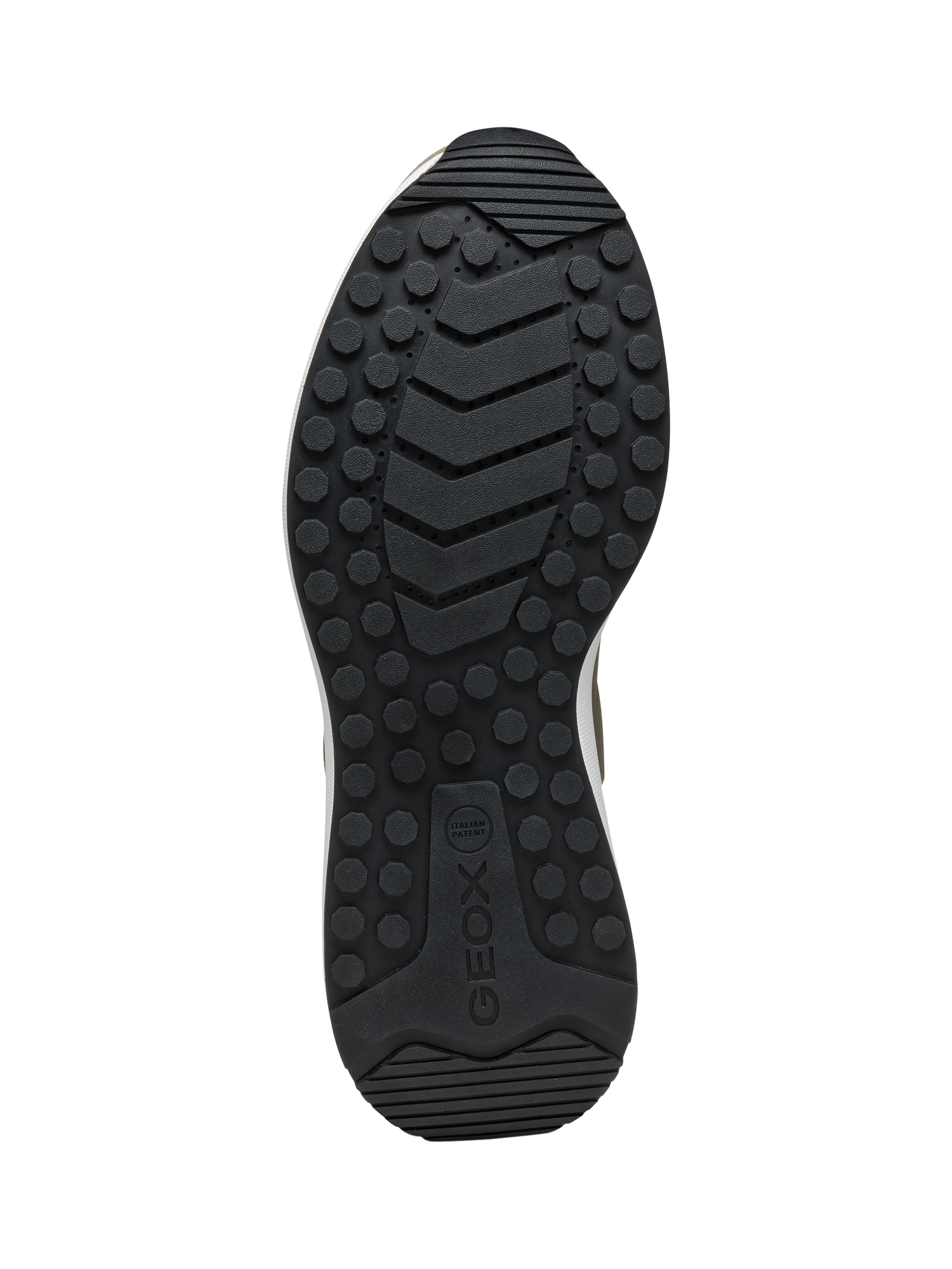 Product image 6 of 6, which shows Geox Volpiano Suede Mesh Trainers, Sage, EU39