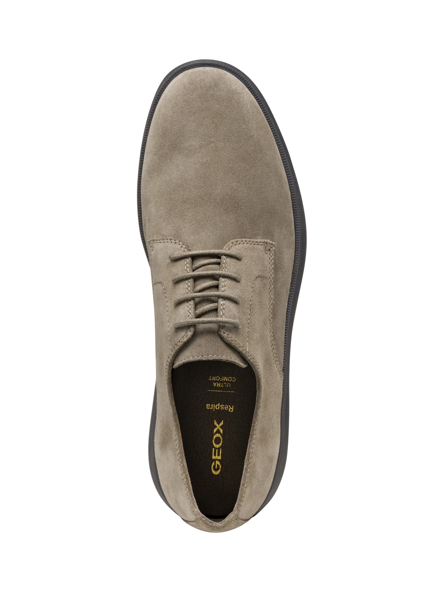 Product image 5 of 6, which shows Geox Spherica EC10 Suede Low Cut City Shoes, Dove Grey, EU39