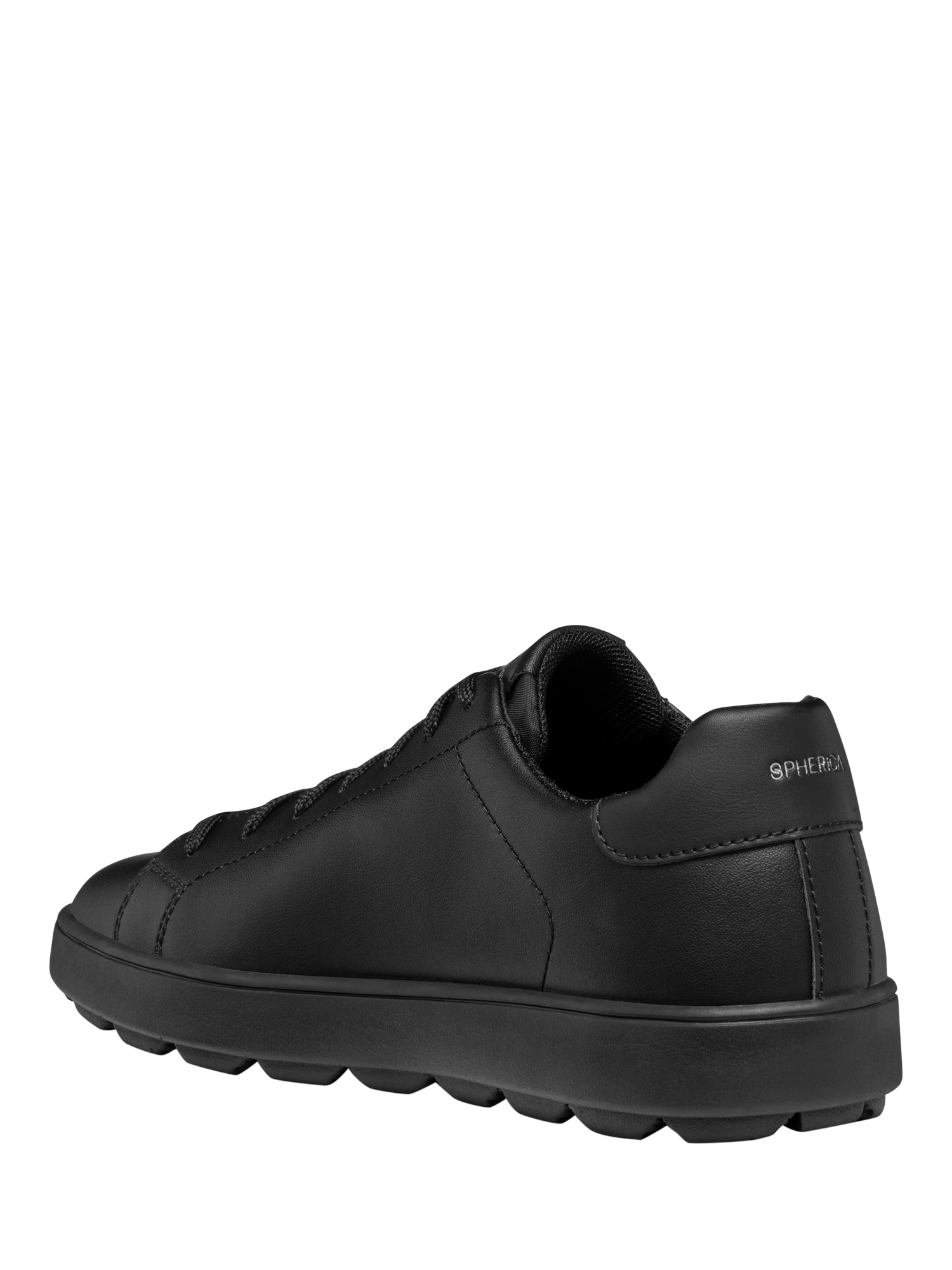 Product image 3 of 6, which shows Geox Spherica ECUB-1 Leather Trainers, Black, EU39
