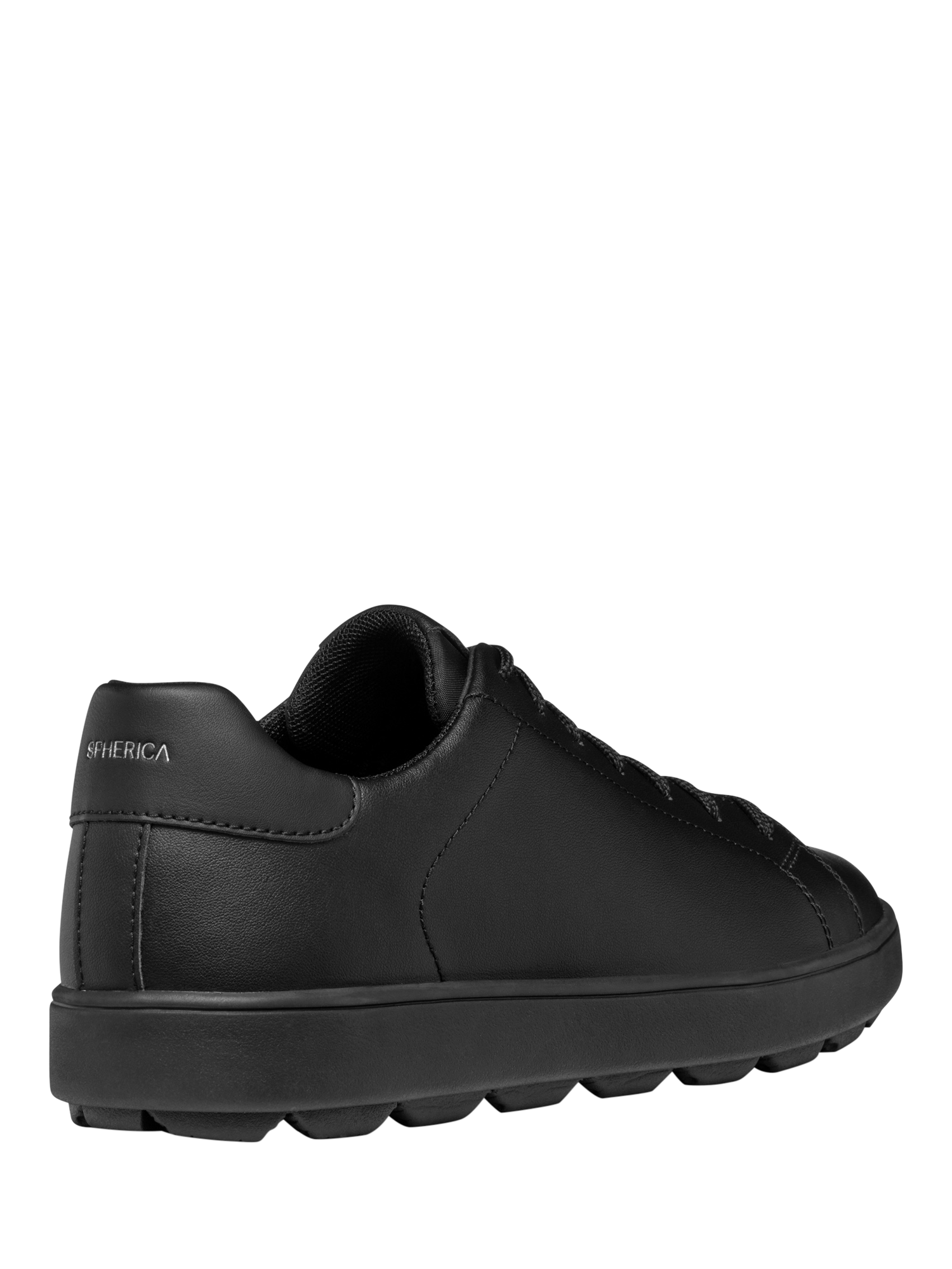 Product image 4 of 6, which shows Geox Spherica ECUB-1 Leather Trainers, Black, EU39