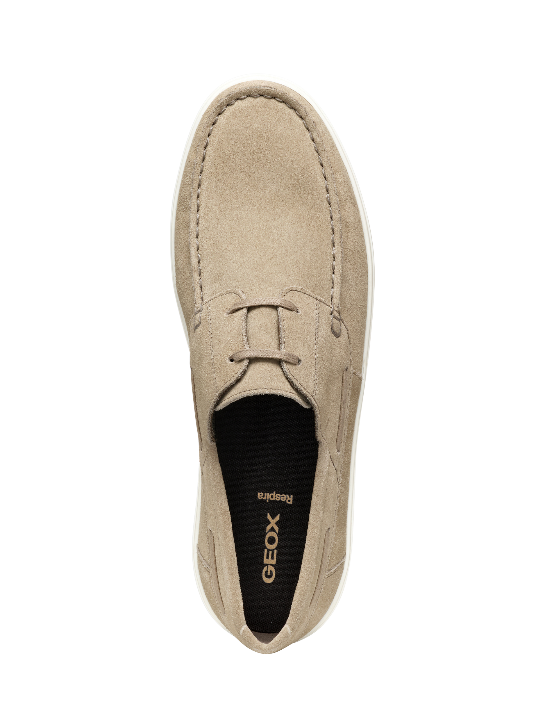 Product image 5 of 6, which shows Geox Avola Suede Loafers, Sand, EU39