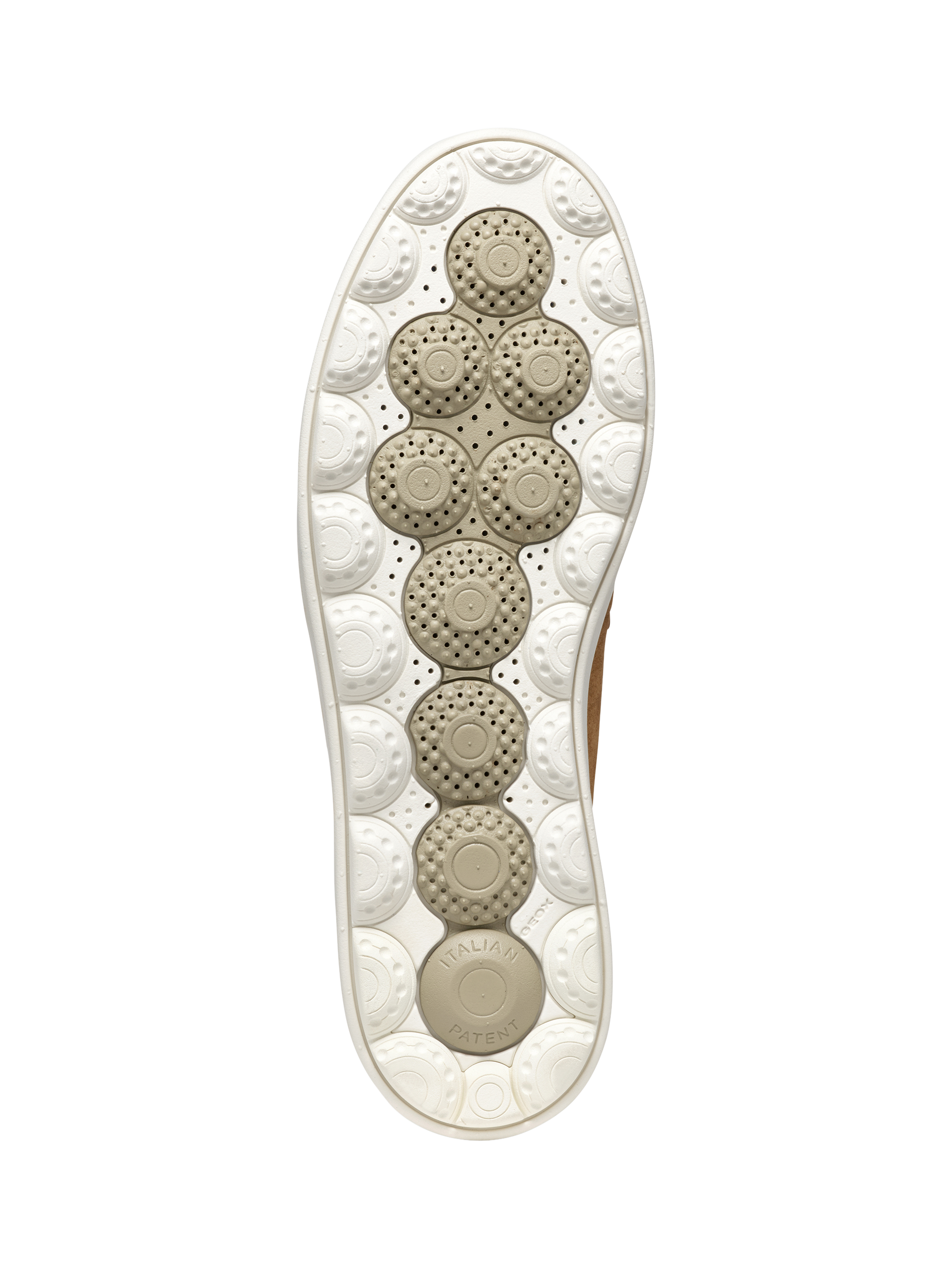 Product image 6 of 6, which shows Geox Spherica ECUB-1 Suede Platform Loafers, Toffee, EU39