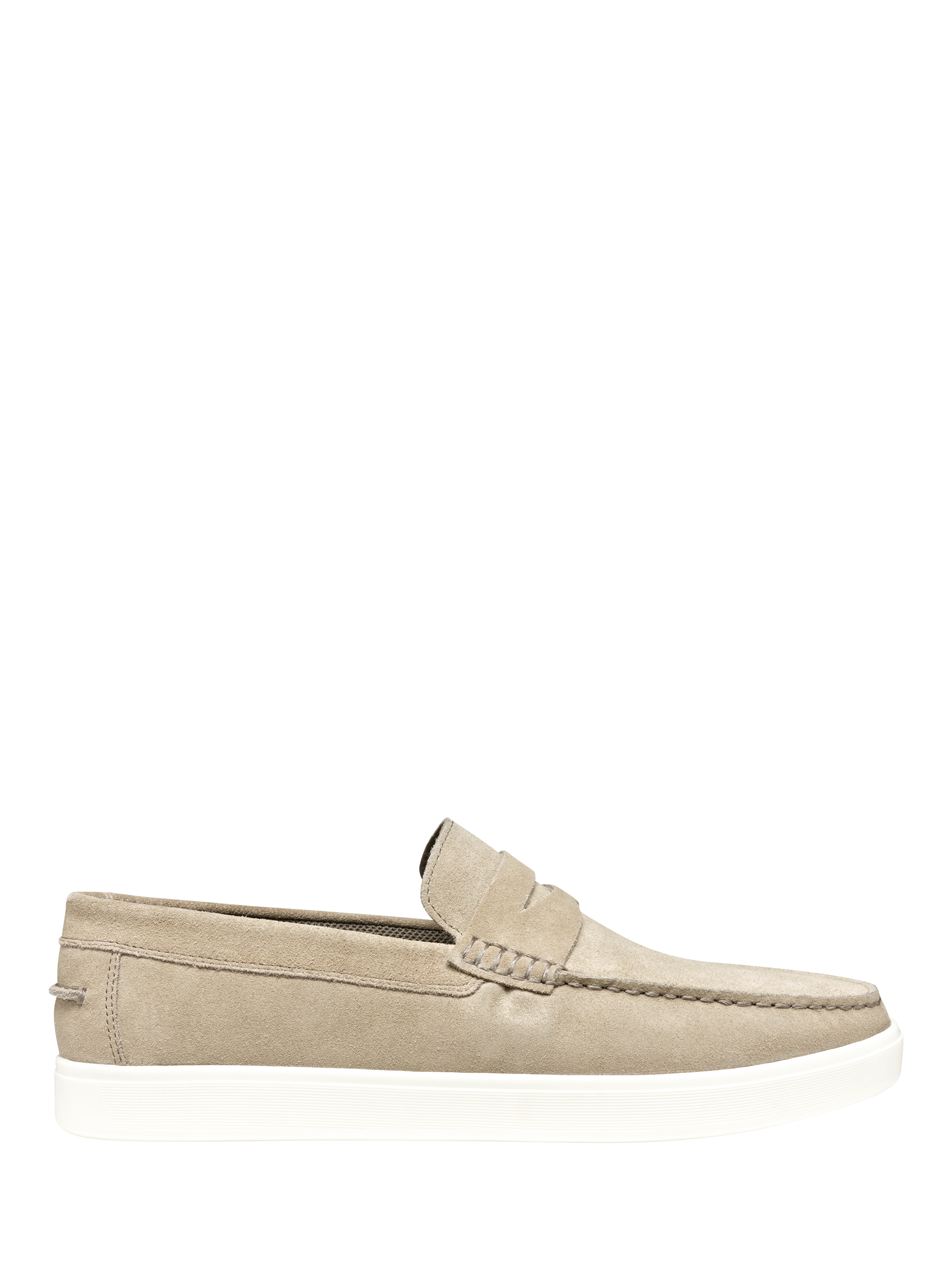 Product image 1 of 6, which shows Geox Avola Suede Loafers, Sand, EU39