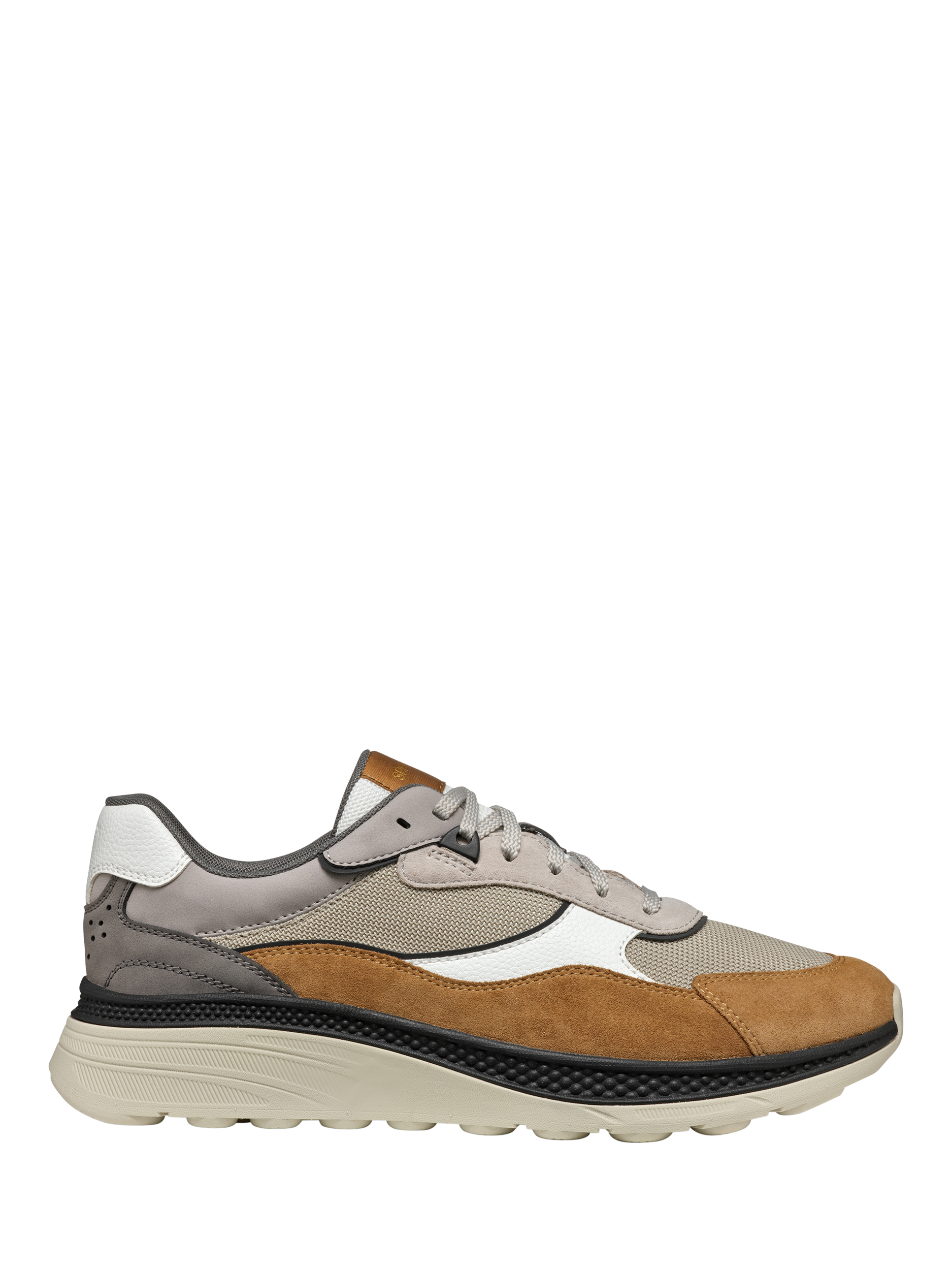 Product image 1 of 6, which shows Geox Spherica Actif X1 Trainers, Sand/Toffee, EU39