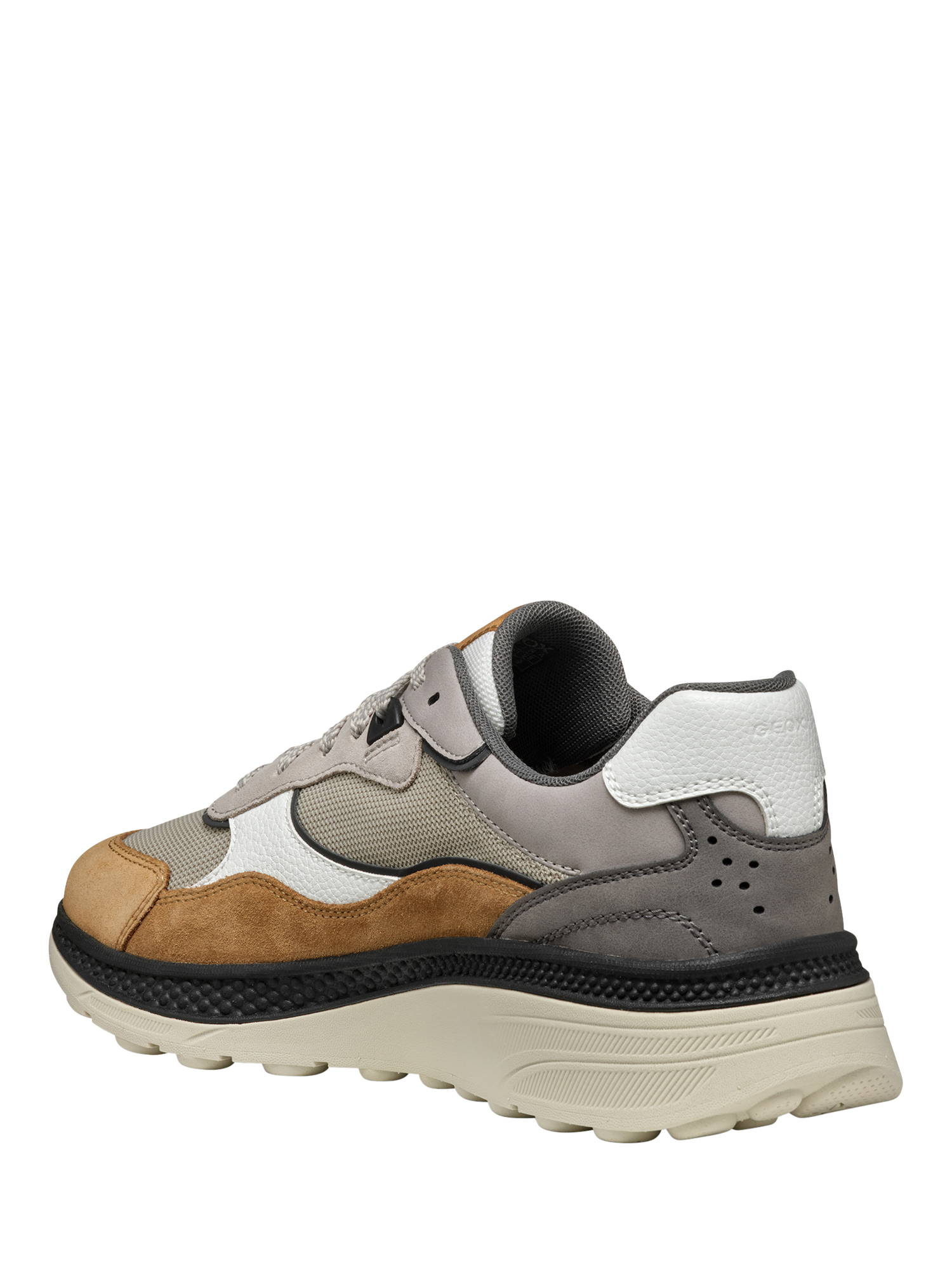 Product image 3 of 6, which shows Geox Spherica Actif X1 Trainers, Sand/Toffee, EU39
