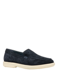 Geox Spherica EC17 Suede Loafers, Dark Navy