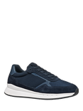 Geox Branthon Suede Blend Lace Up Trainers