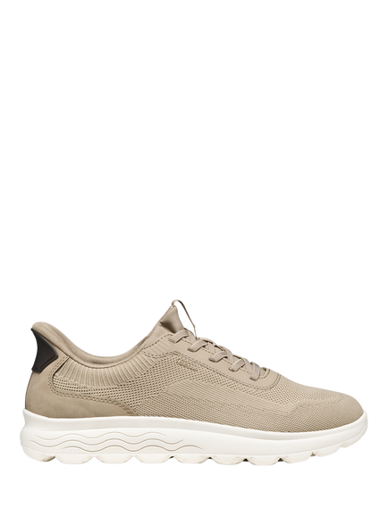 Geox Spherica PLUS Lace Up Trainers, Sand