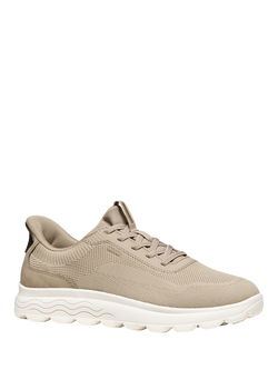 Geox Spherica PLUS Lace Up Trainers - view 2, Sand