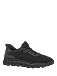 Geox Spherica PLUS Lace Up Trainers, Black