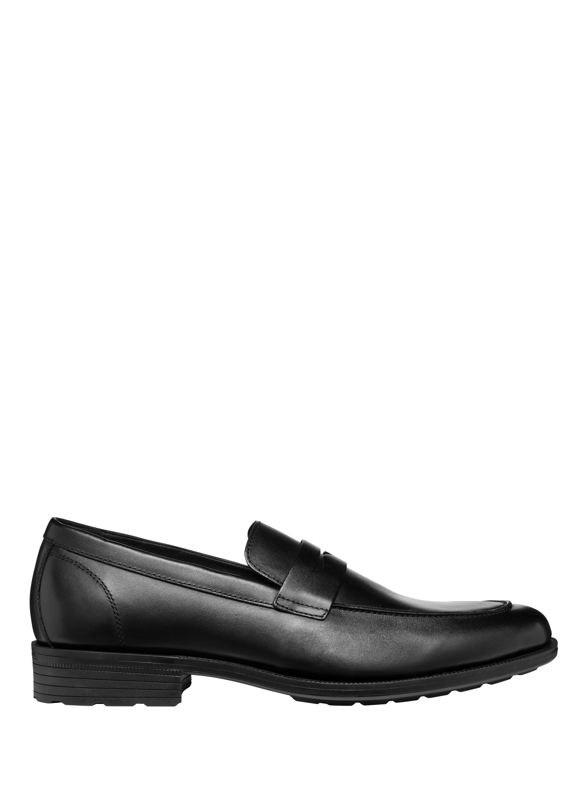Product image 1 of 6, which shows Geox Walk Pleasure Leather Loafers, Black, EU39