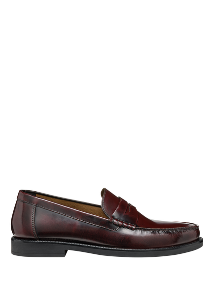 Geox Recanati Leather Loafers, Wine