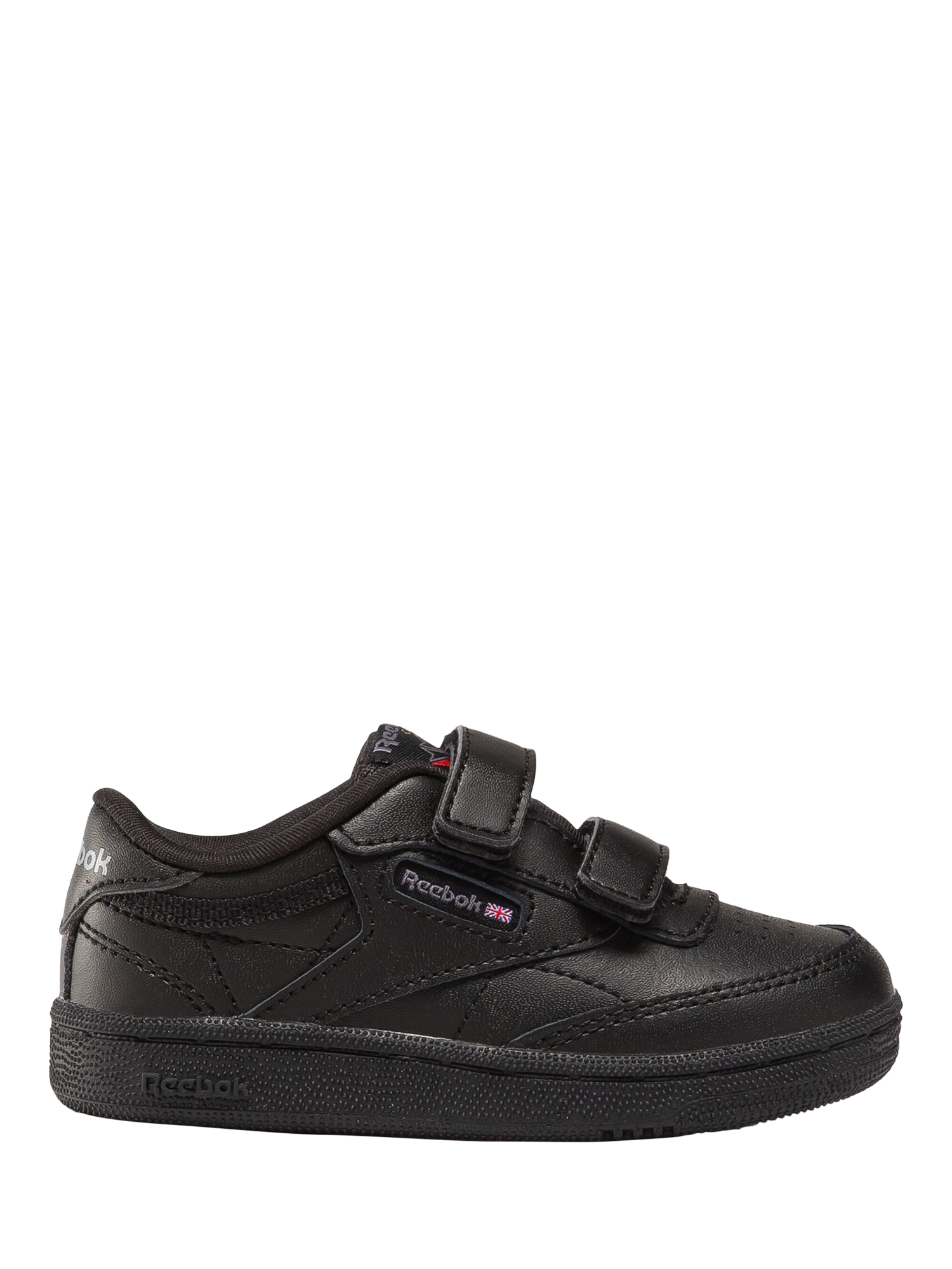 Product image 1 of 7, which shows Reebok Kids' Club C 2.0 Trainers, Black, 4 Jnr